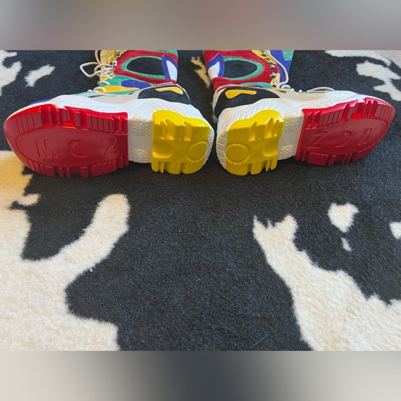 Anthony Wang mulberry high top rainbow sneakers - Picture 2 of 6